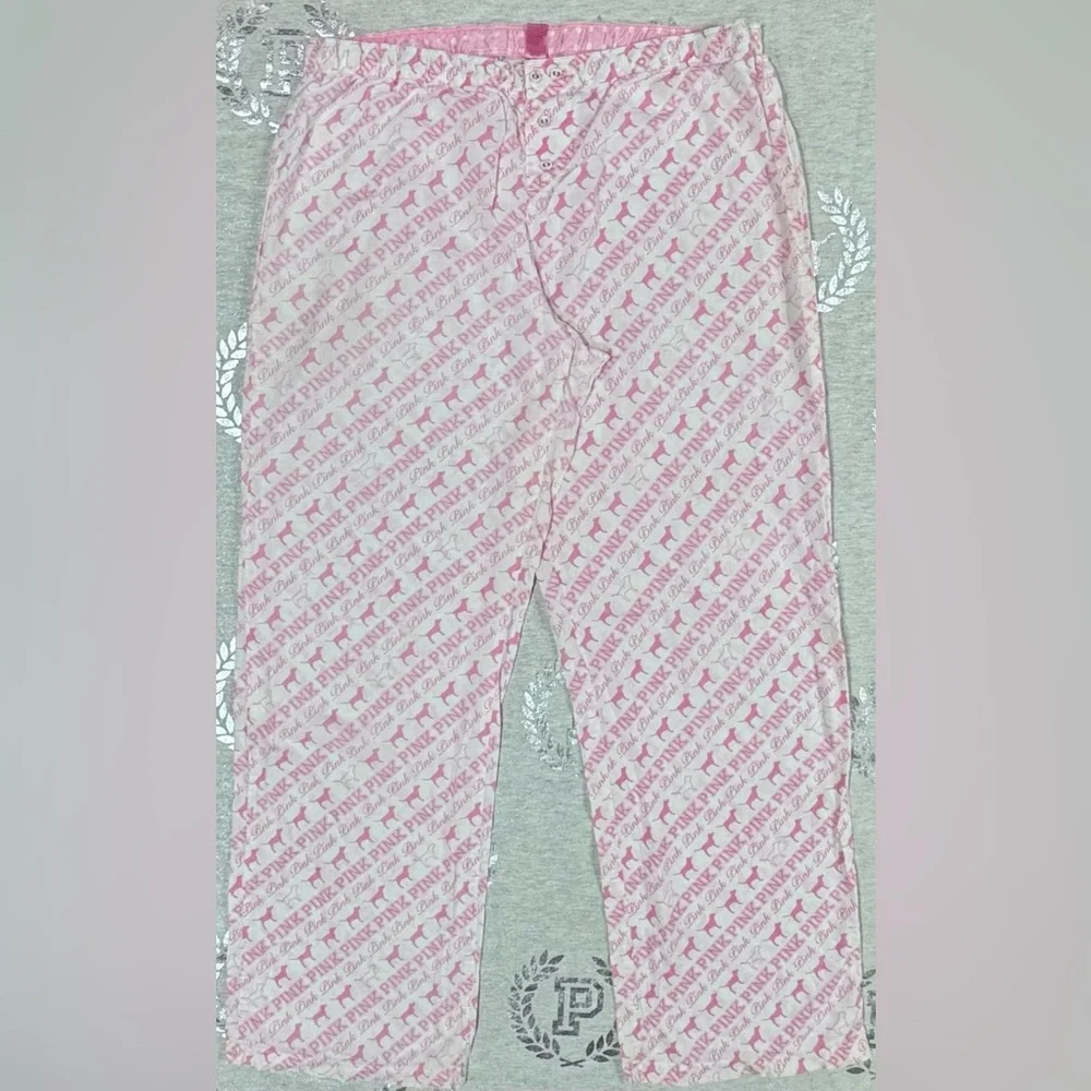 ⛔️SOLD ON Ⓜ️⛔️ VS PINK VINTAGE SLEEP LOUNGE PANTS - Picture 1 of 4